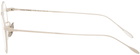 YUICHI TOYAMA. SSENSE Exclusive Beige Herbert Glasses