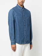 ISABEL MARANT - Denim Shirt Embroidered With Logo