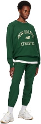 New Balance Green Athletics Remastered Sweatpants