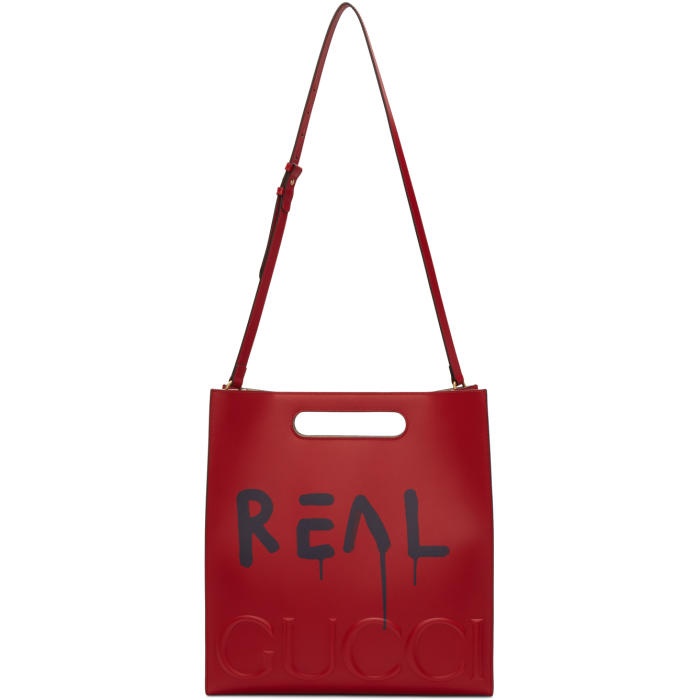 Photo: Gucci Red Real GucciGhost Tote