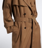 Saint Laurent Oversized double-breasted trench coat