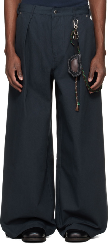 Photo: Song for the Mute Black Super Baggy Trousers