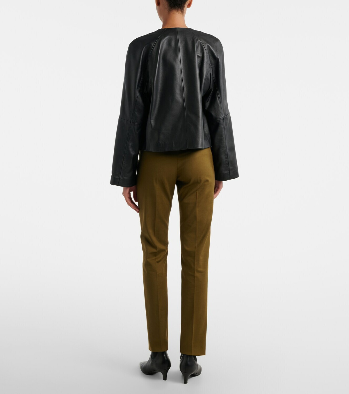 Max Mara Cotton-blend slim pants