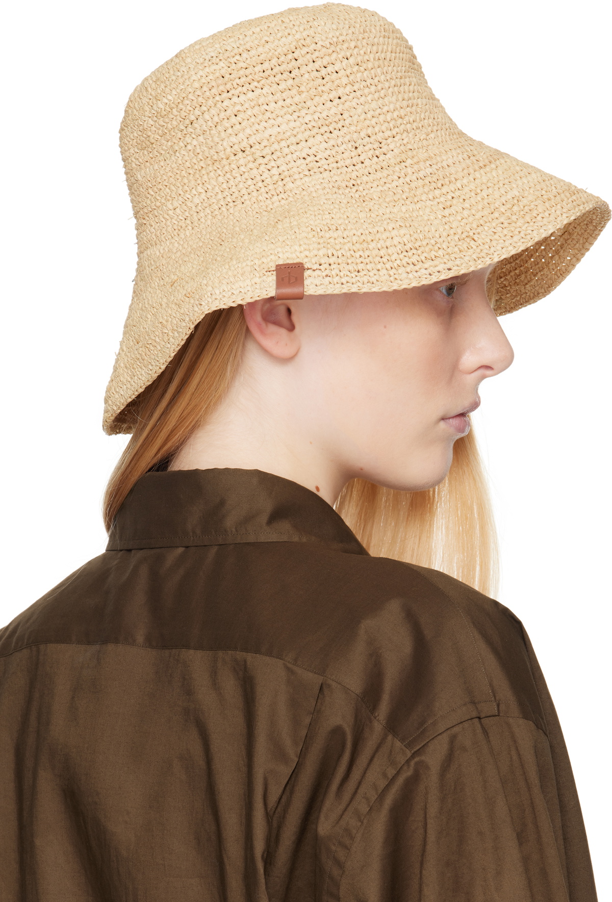 【関税込み】rag & bone ベージュ Jade Rollable バケットハット rag & bone: Beige Jade Rollable Bucket Hat | SSENSE