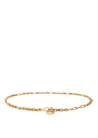 Etro Logo-engraved Chain Belt Gold