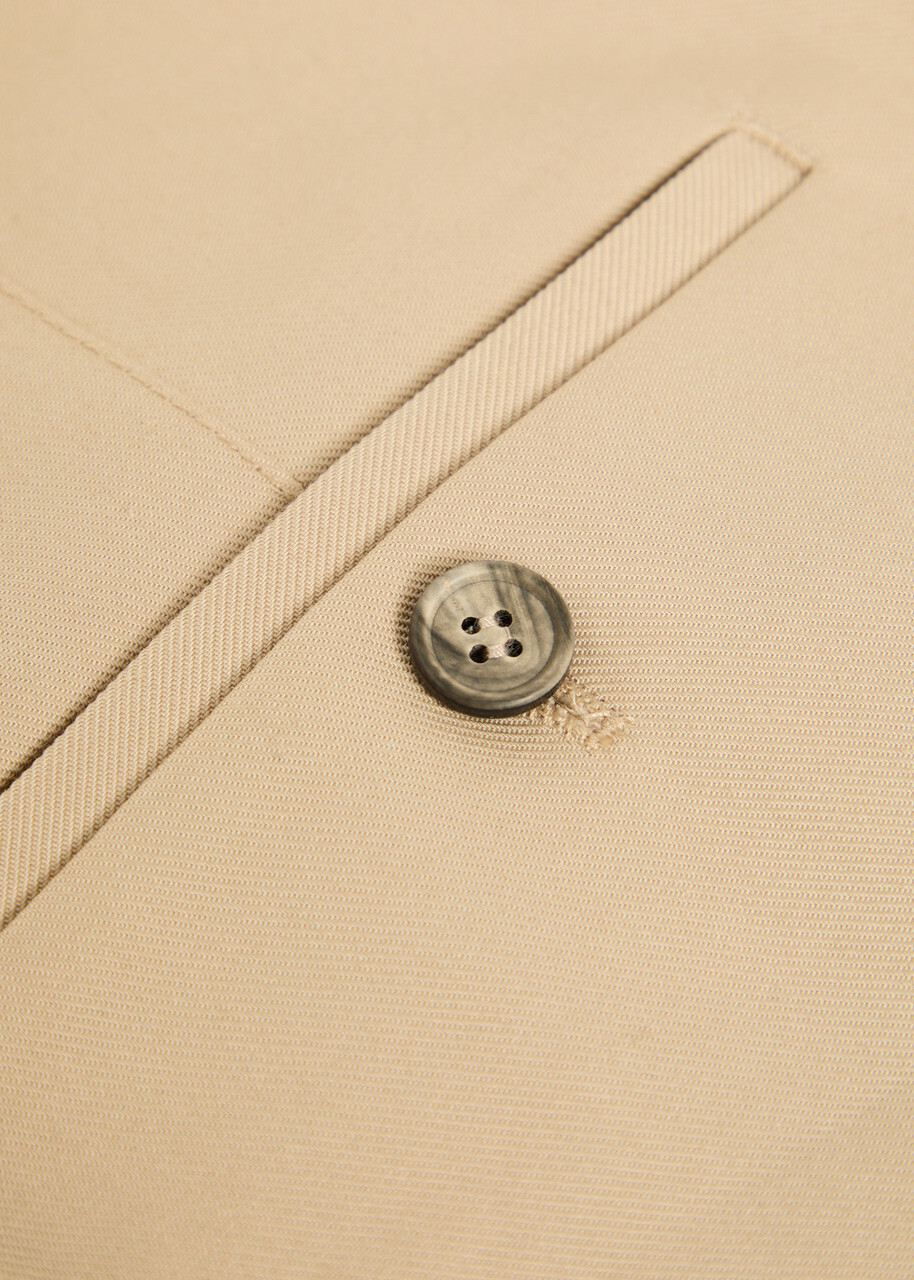 Wardrobe.nyc Twill Midi Skirt Stone