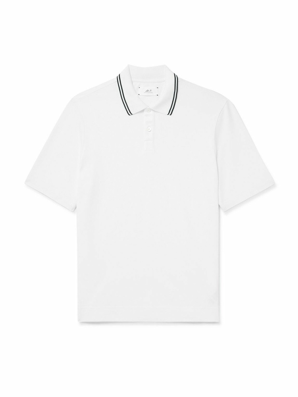 Photo: Mr P. - Piqué Tennis Polo Shirt - White