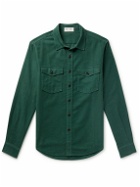 Alex Mill - Frontier Brushed Cotton-Flannel Shirt - Green