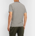 Officine Generale - Striped Cotton-Jersey T-Shirt - Navy