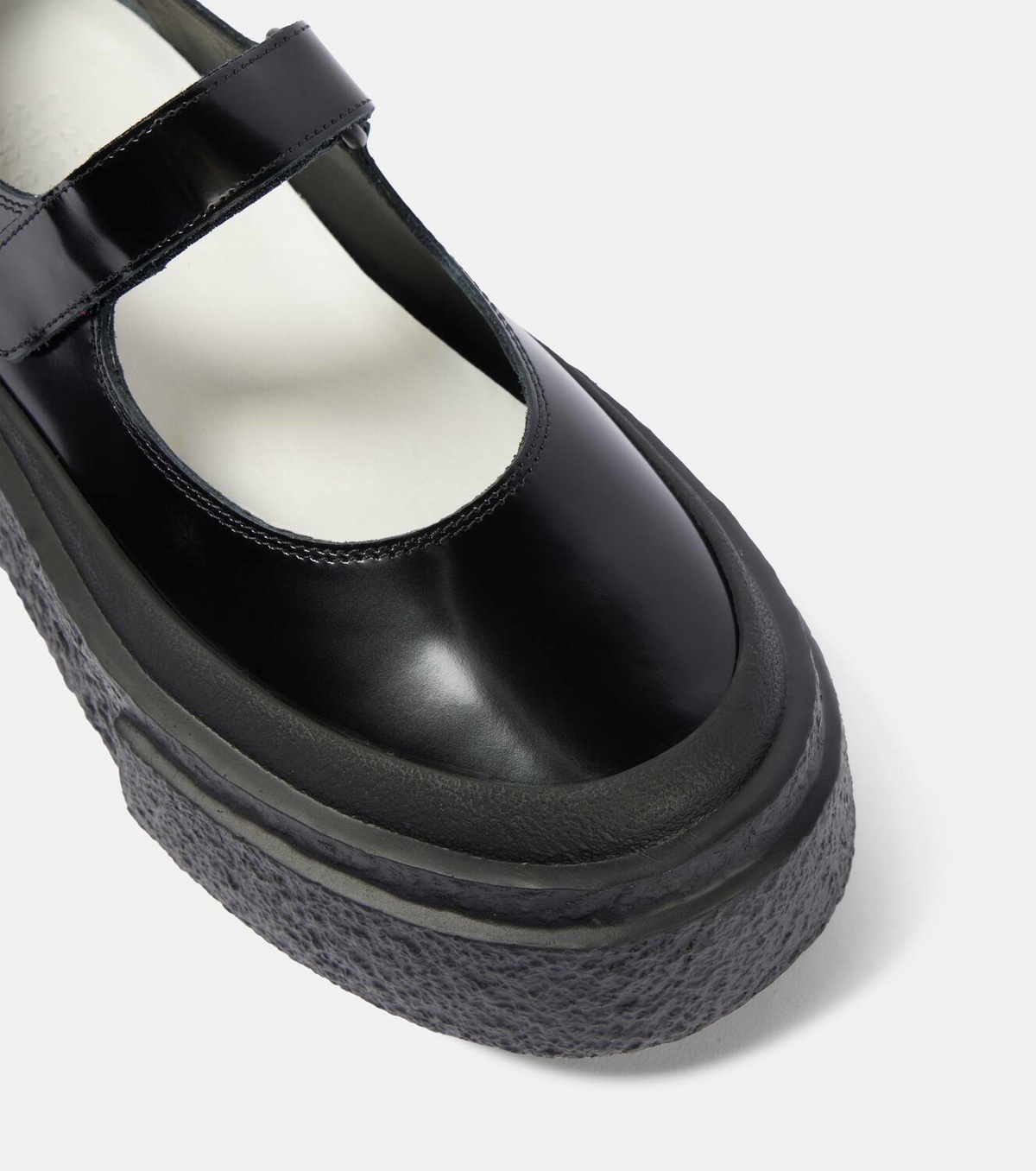 MM6 Maison Margiela Leather Mary Jane flats MM6 Maison Margiela
