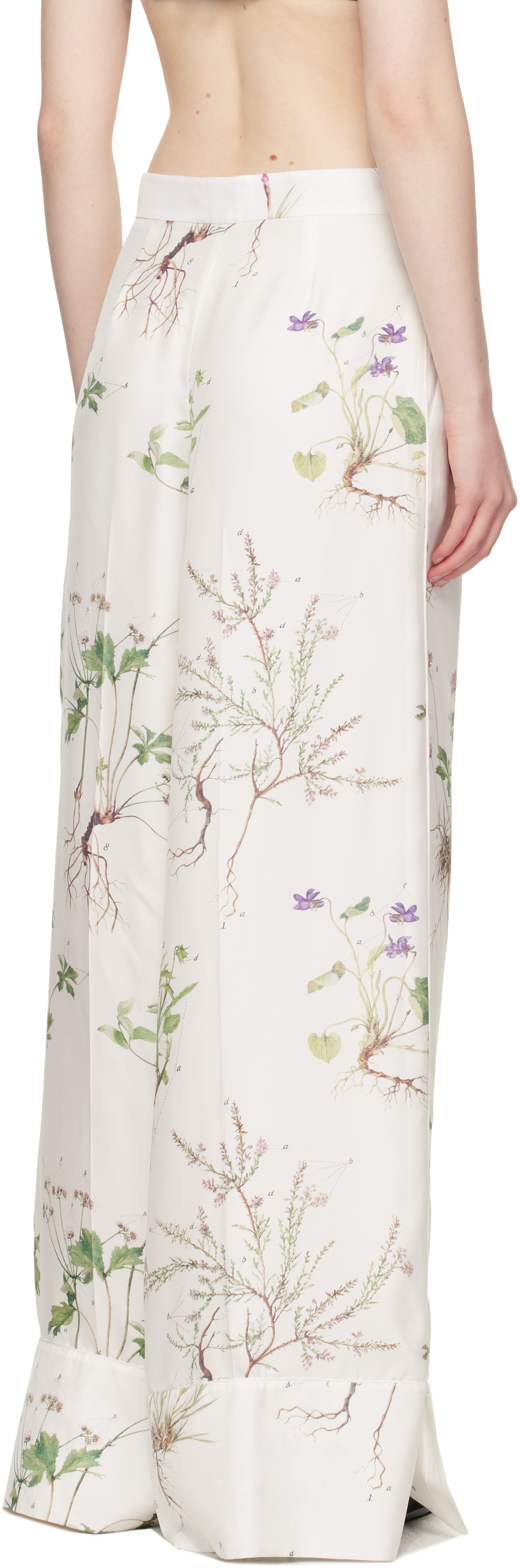 Erdem White Pyjama Trousers