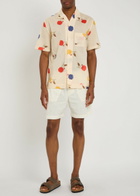 Smr Days Parasio Floral-print Cotton Shirt White