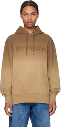 JW Anderson Brown Gradient Hoodie