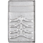 Alexander McQueen Silver Rib Cage Card Holder