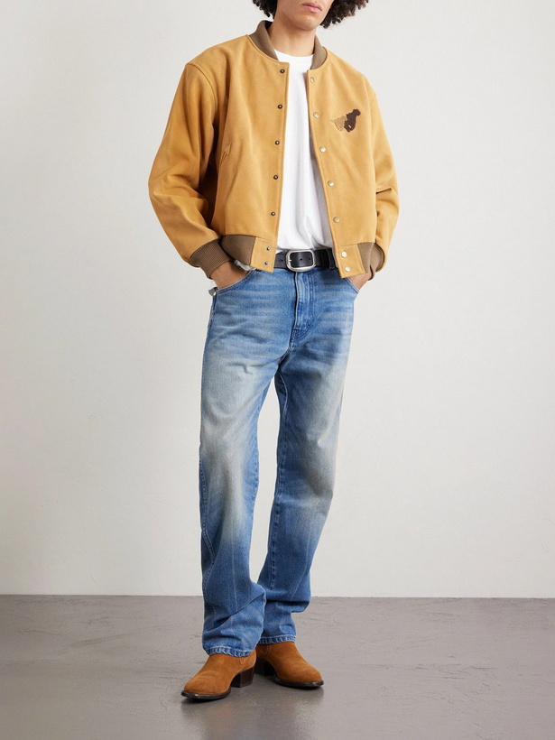 Photo: Cherry Los Angeles - Wrangler Straight-Leg Jeans - Blue