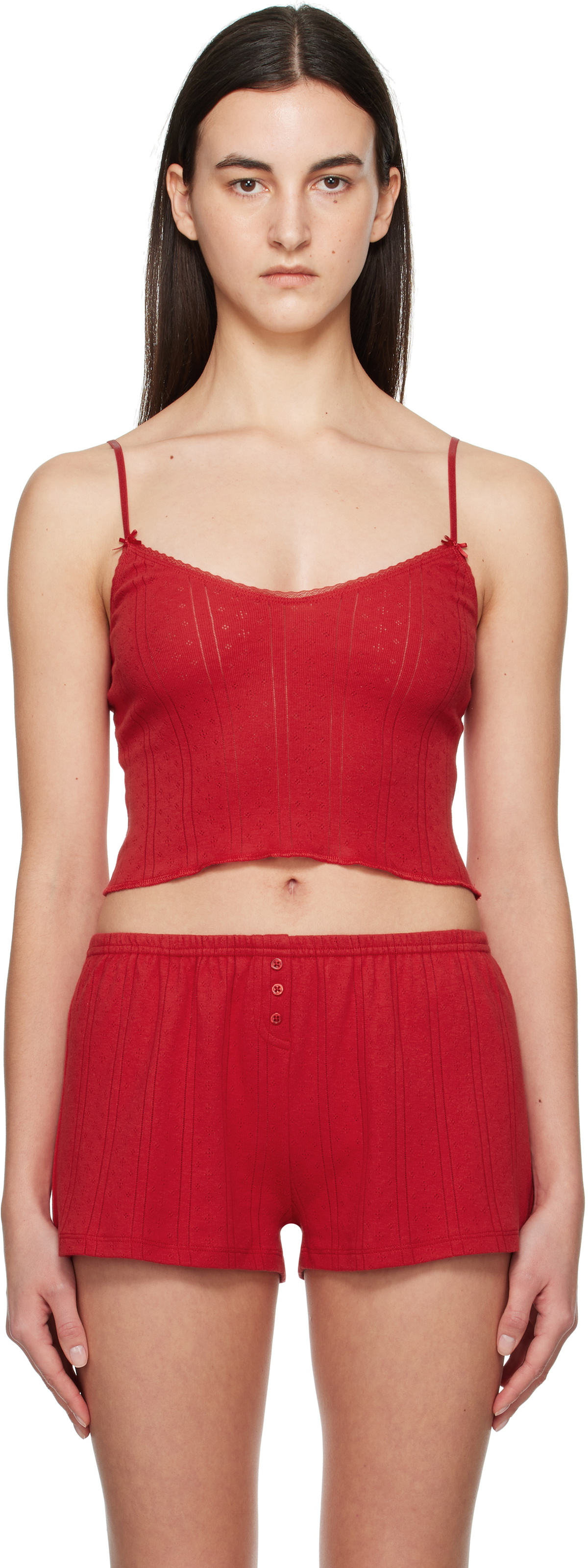 Cou Cou Red 'The Cami' Camisole