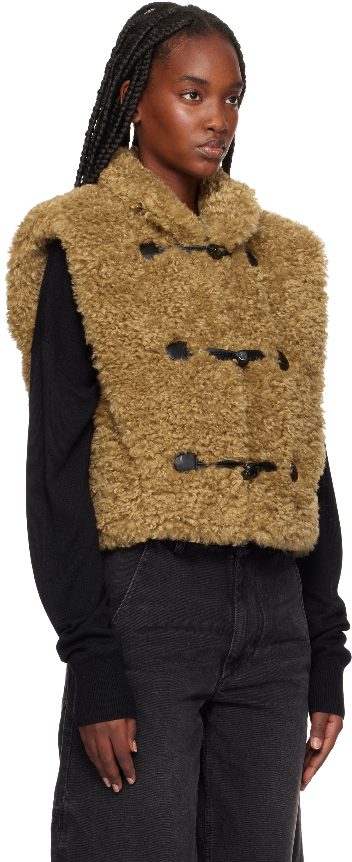 【関税込み】Isabel Marant Etoile タン Alisa ベスト Isabel Marant Etoile Tan Alisa Vest Isabel Marant Etoile