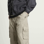 Comme des Garçons Homme Men's Linen Twill Trousers in Grey X Beige