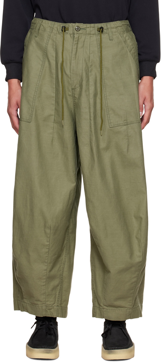 NEEDLES Khaki H.D. Trousers Needles