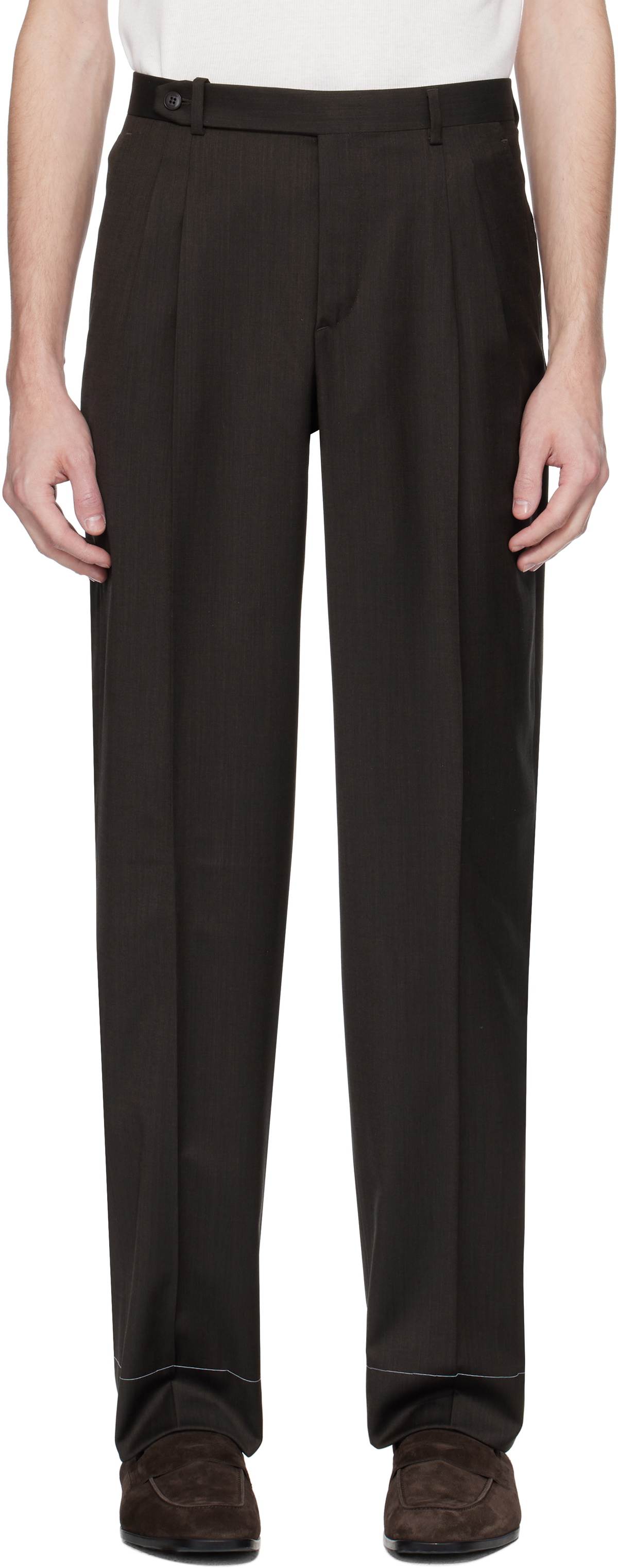 Brioni Brown PBA44 Trousers