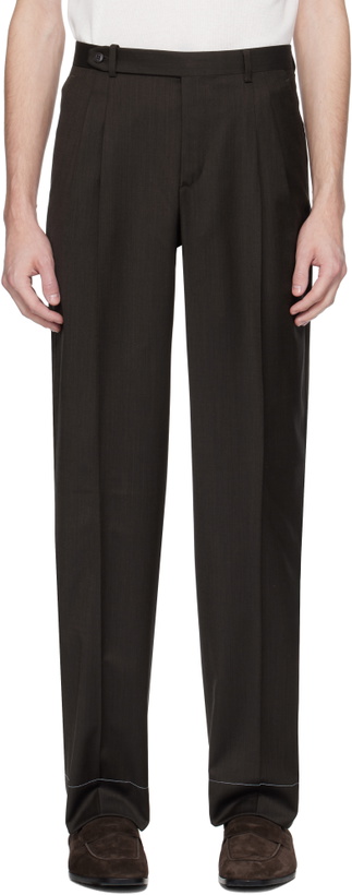 Photo: Brioni Brown PBA44 Trousers