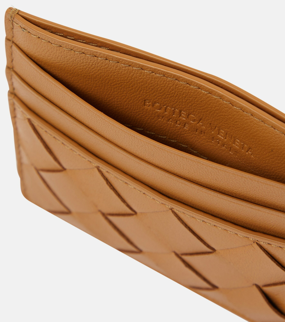 Bottega Intrecciato leather card holder Bottega