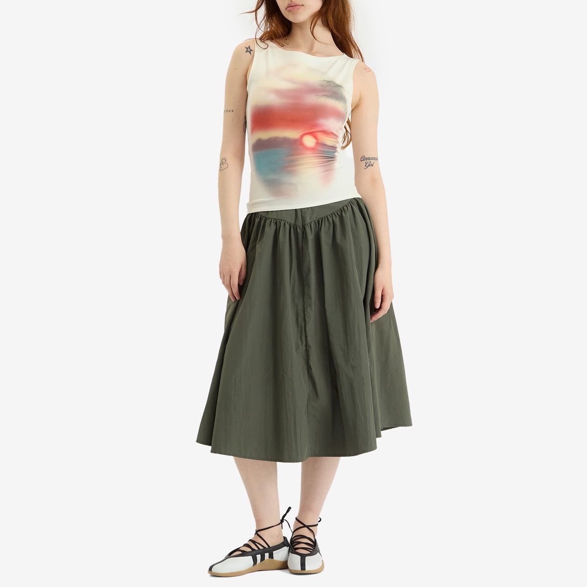 Peachy Den Women's Souvenir Top in Day
