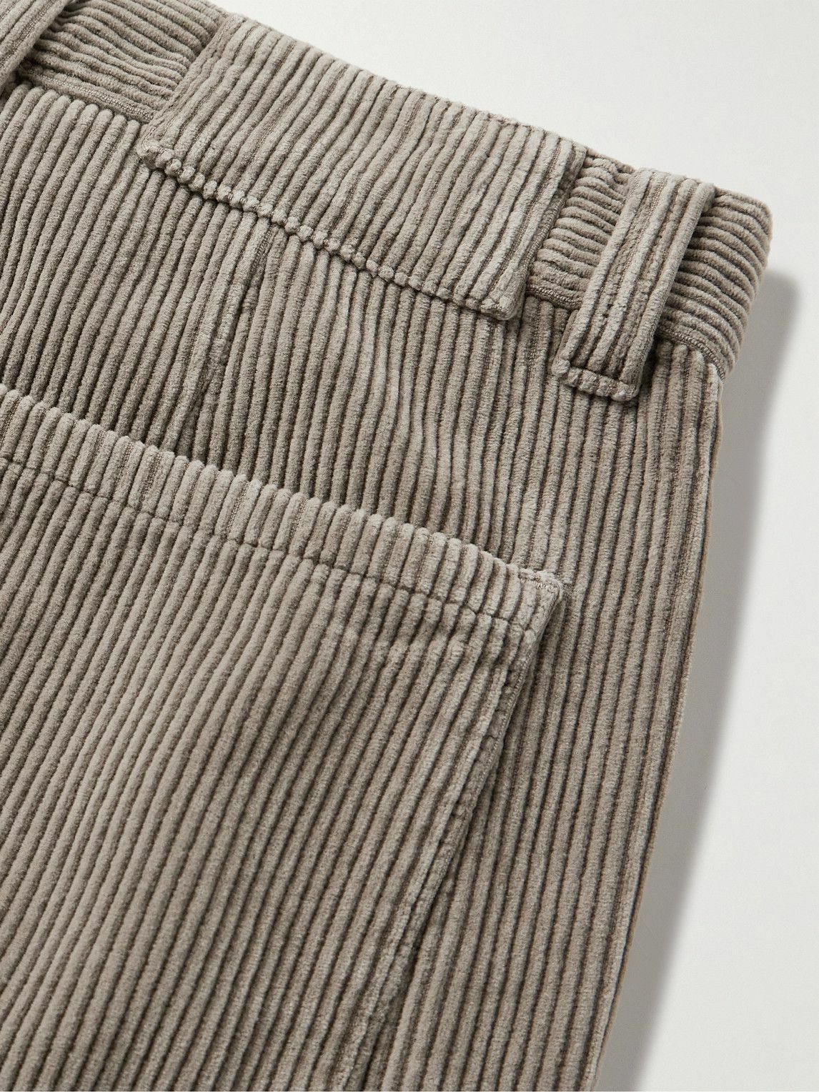 mfpen - Straight-Leg Cotton-Corduroy Trousers - Neutrals