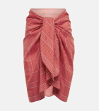 Toteme - Striped cotton and silk sarong