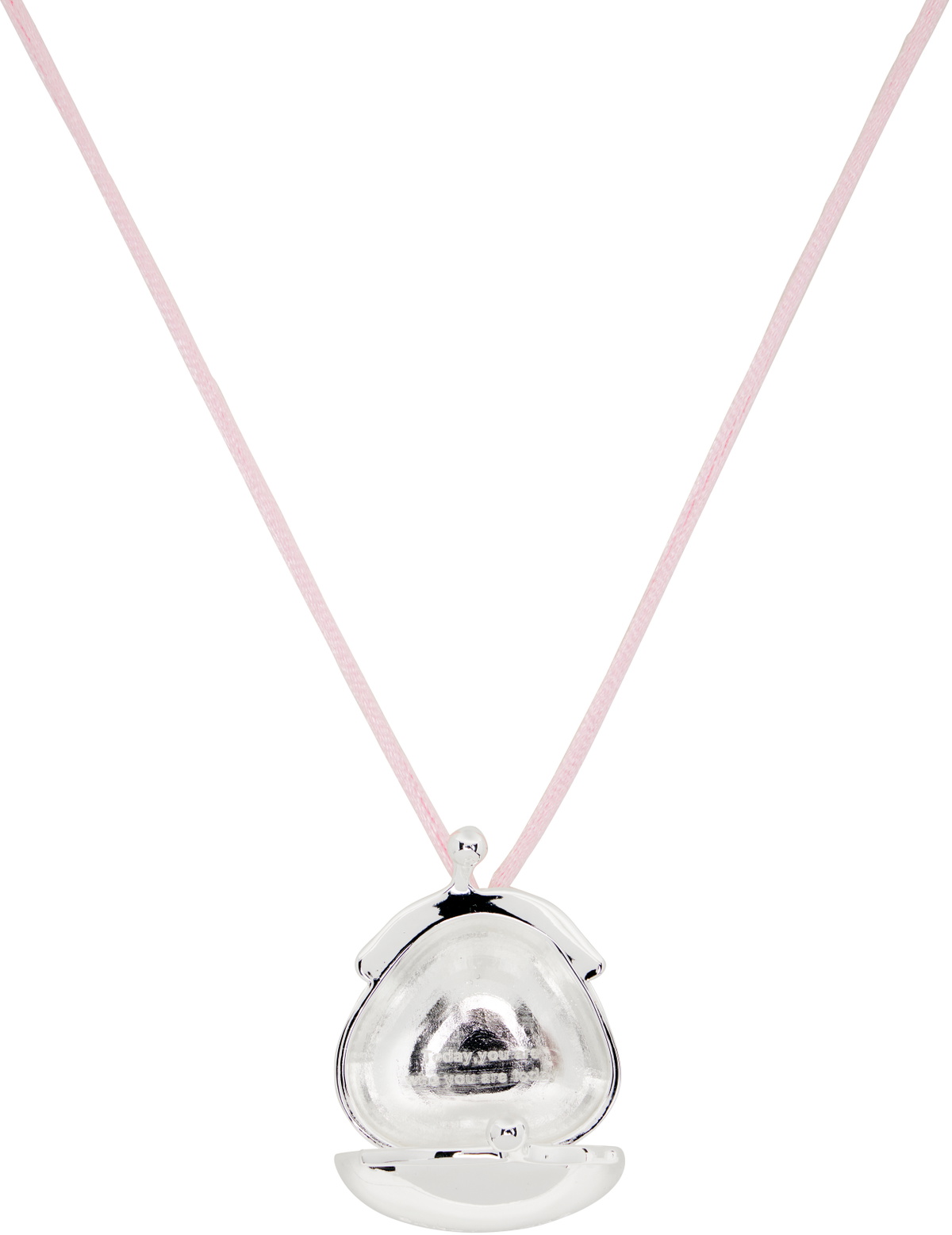Sandy Liang Pink Purse Necklace