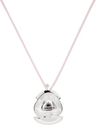 Sandy Liang Pink Purse Necklace