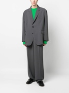 The Frankie Shop Grey Beo Straight-Leg Trousers