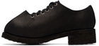 Guidi Black 2091 Leather Rhino Toe Derbys