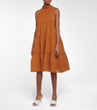 Lisa Marie Fernandez - Erica linen-blend gauze midi dress