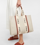 Chloe - Woody Large canvas tote