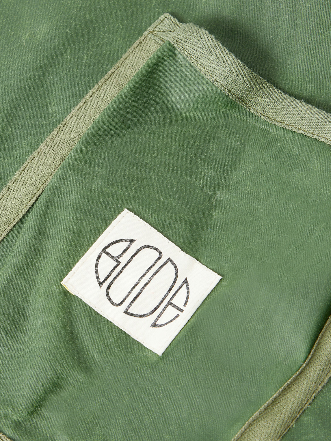 BODE - Logo-Embroidered Waxed-Cotton Tote Bag