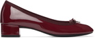 Repetto Burgundy Camille Rubber-Sole Heels