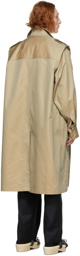 Feng Chen Wang Khaki Twill Trench Coat