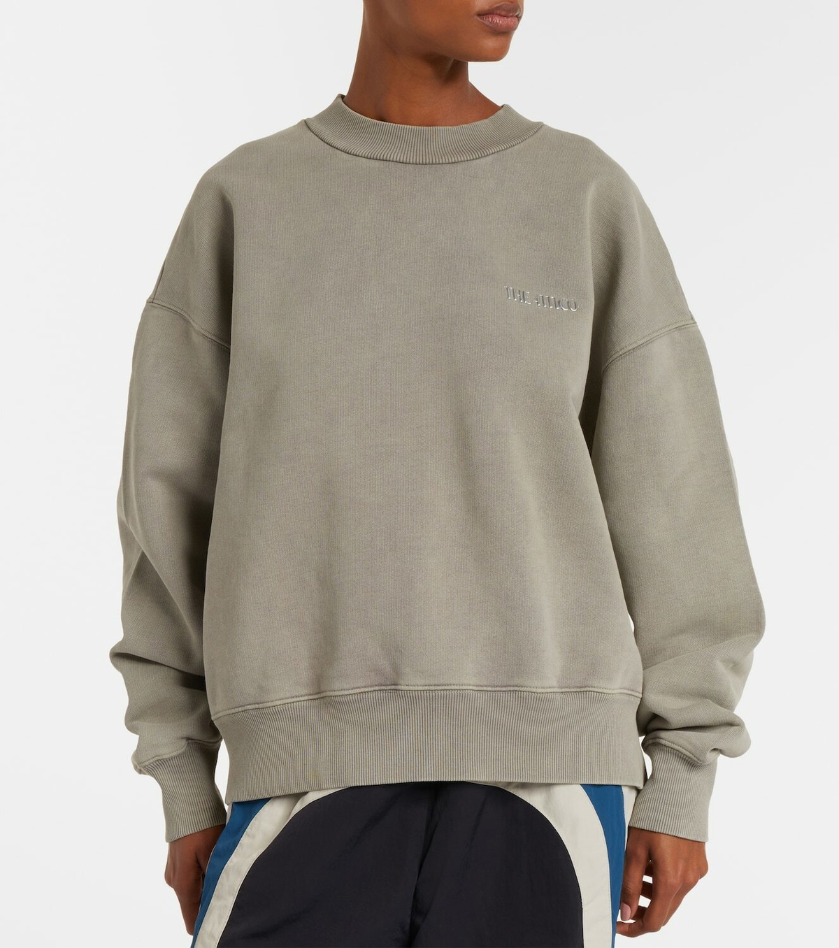 The Attico Cotton jersey sweatshirt