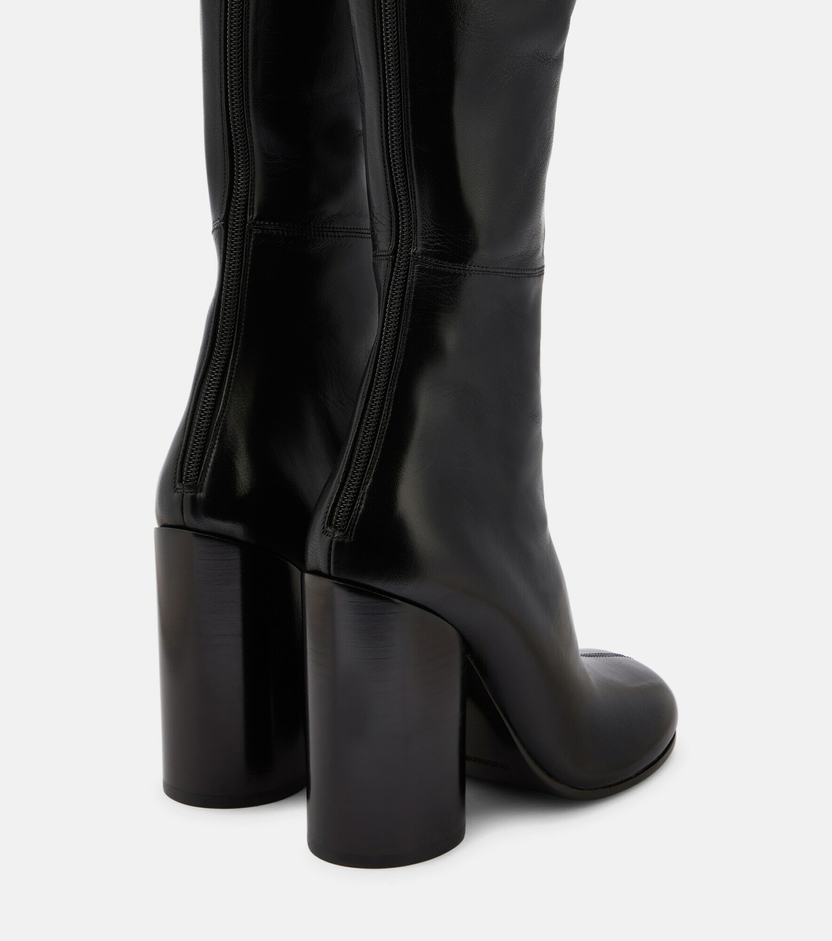 Burberry - Leather over-the-knee boots