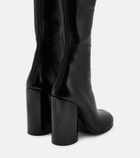 Burberry - Leather over-the-knee boots