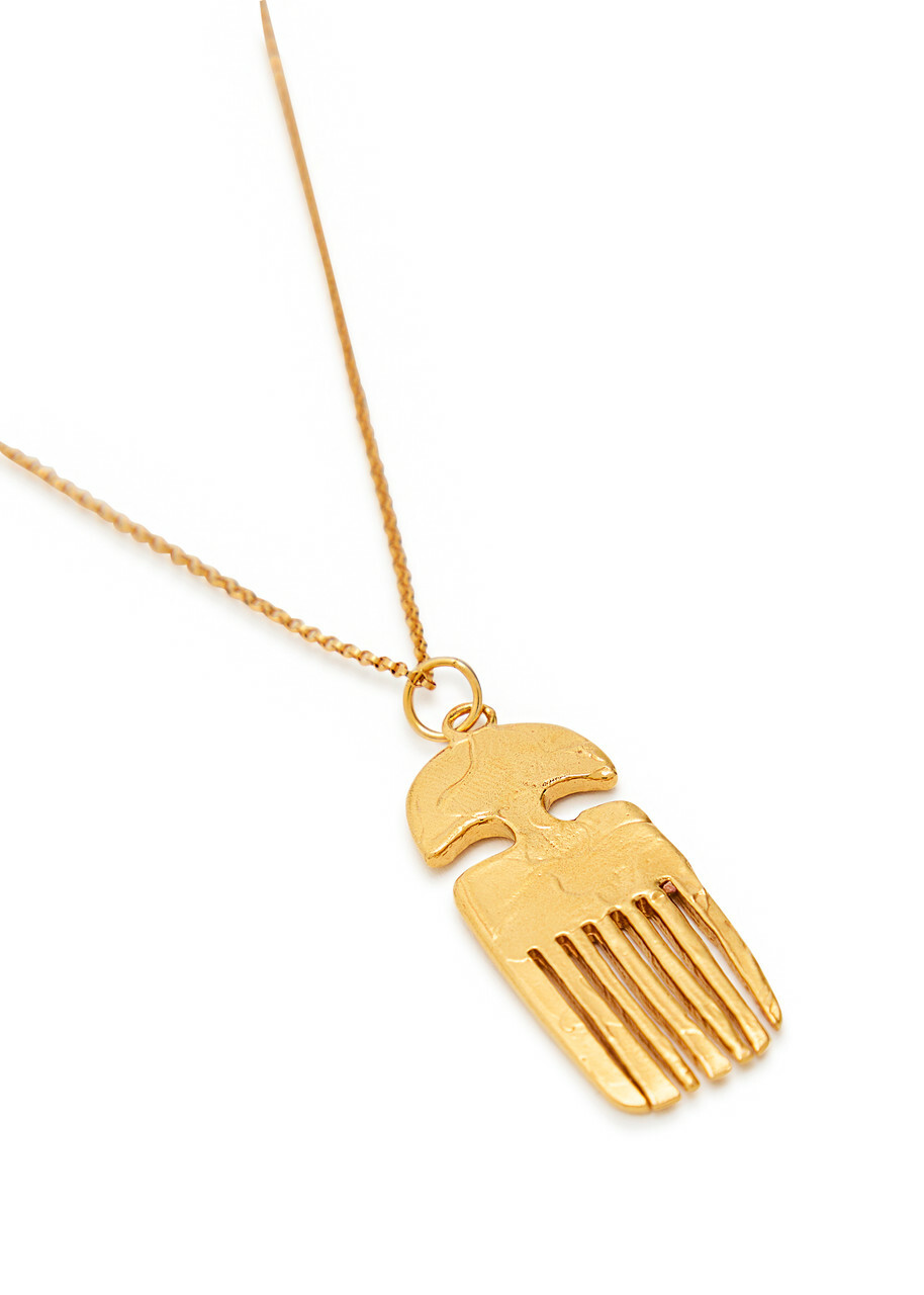 Alighieri The Vanity Comb 24kt Gold-plated Necklace - One Size