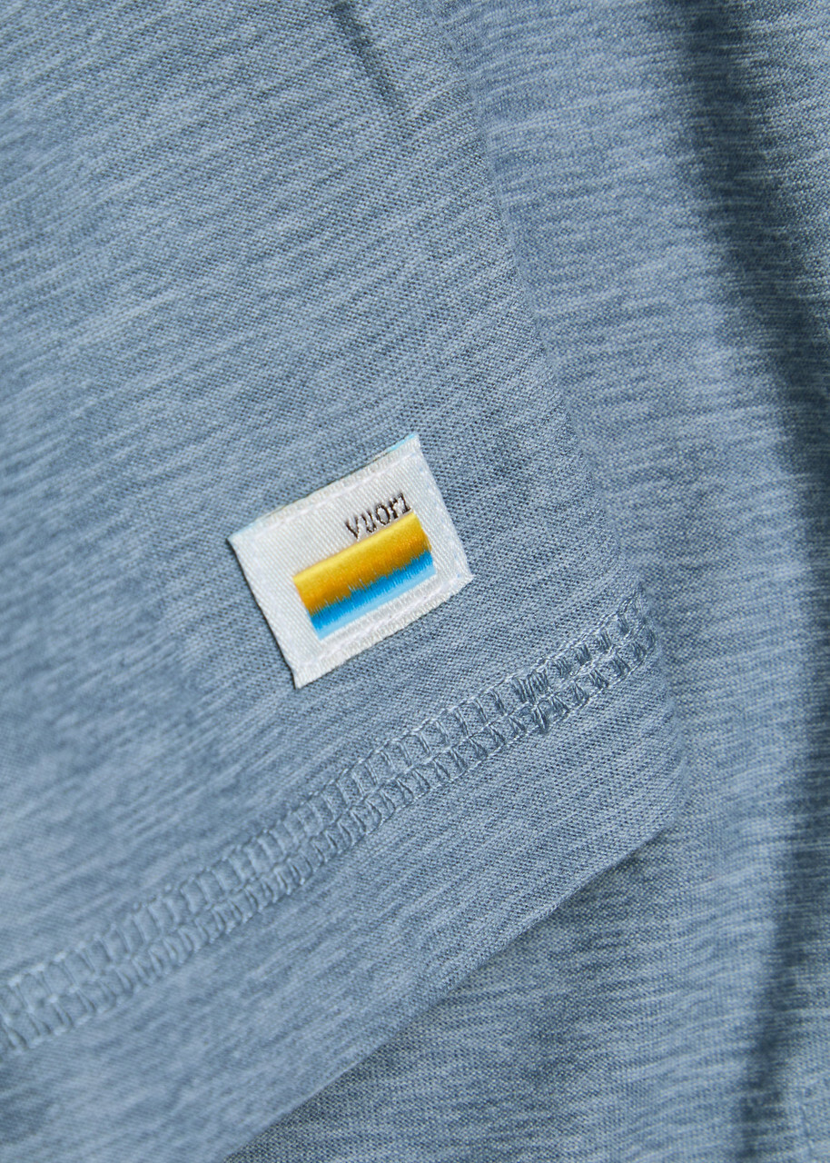 Vuori Strato Tech Stretch-jersey T-shirt Blue