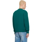 TOM FORD Green Cashmere Wool Crew Neck Sweater