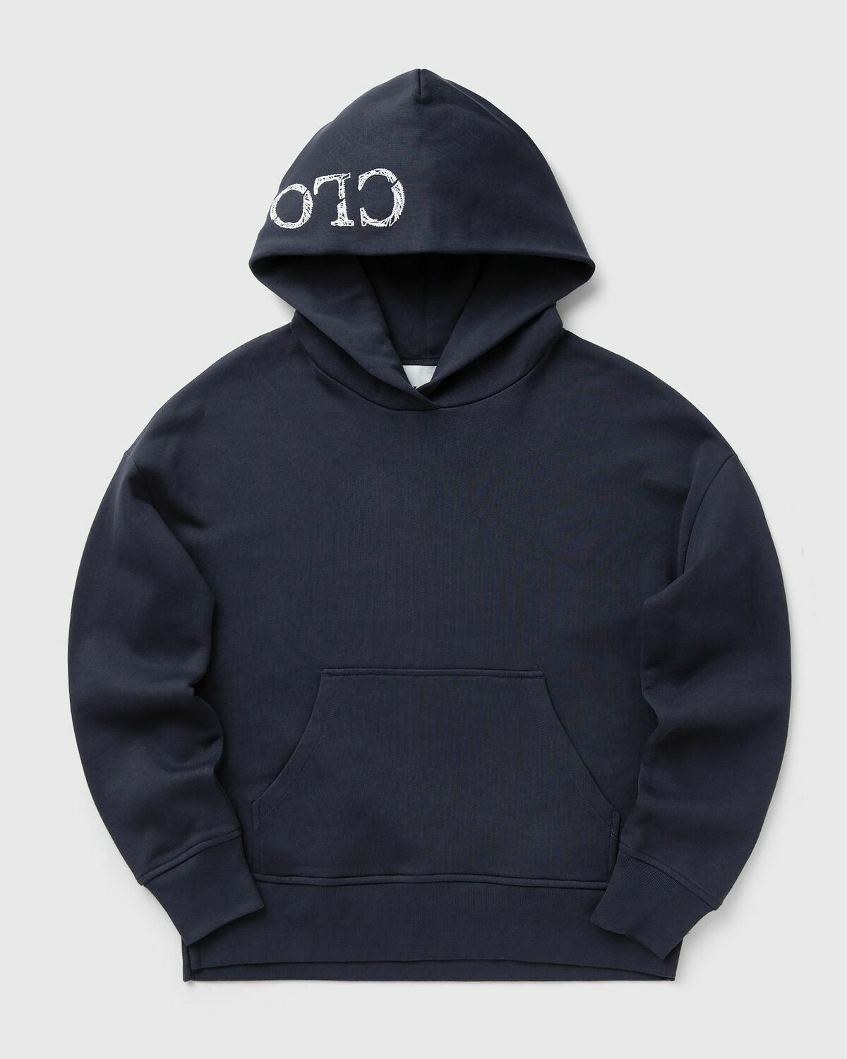 CLOSED LOGO HOODIE Blue Womens Longsleefe