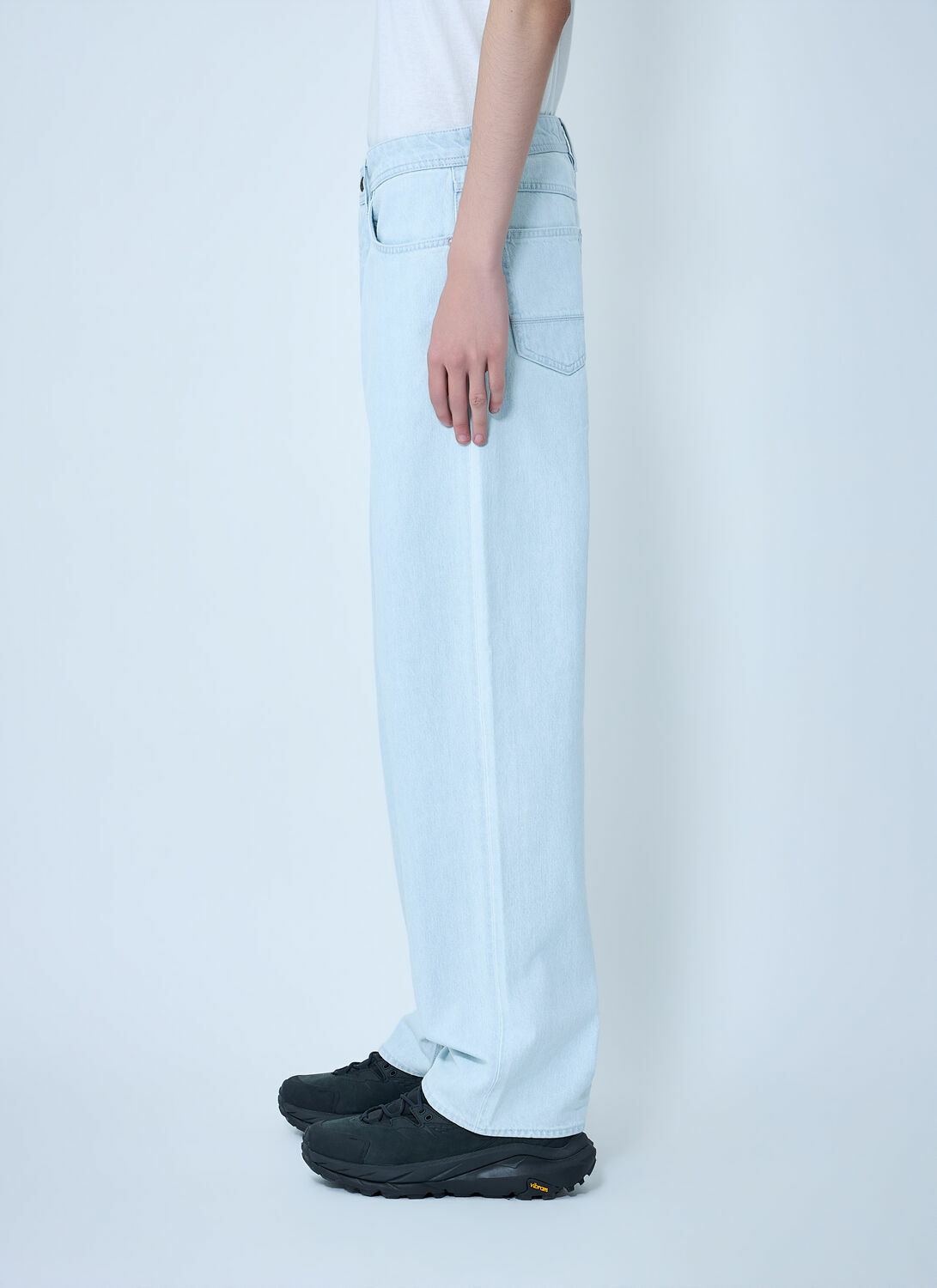 Stone Island Wide-Leg Denim Jeans