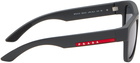 Prada Eyewear Gray Linea Rossa Active Sunglasses