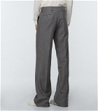 Amiri - Flared wool-blend flannel pants