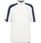 Adidas Golf - Colour-Block HEAT.RDY Mesh Golf Polo Shirt - White