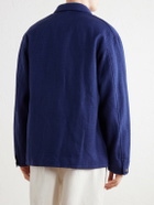 Visvim - Baker Textured Wool and Linen-Blend Jacket - Blue